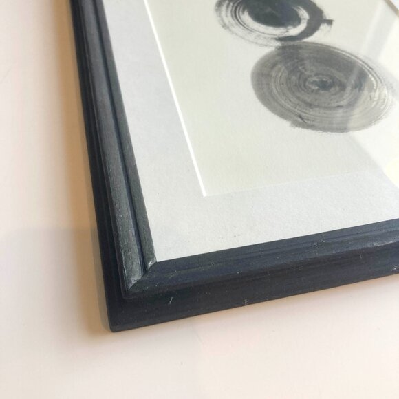 Set of 2: Framed Watercolor Artwork, Black/White - Picture 6 of 11